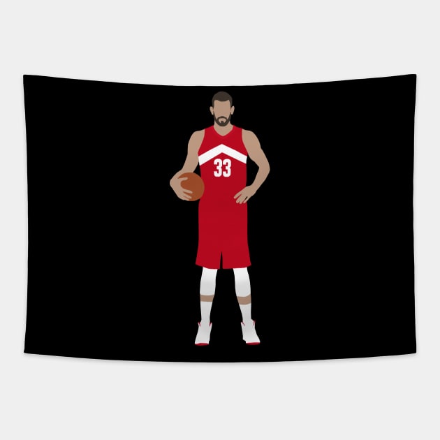 Marc Gasol Raptors Tapestry by xRatTrapTeesx