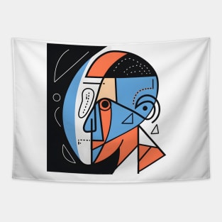 Picasso Style Robot Tapestry