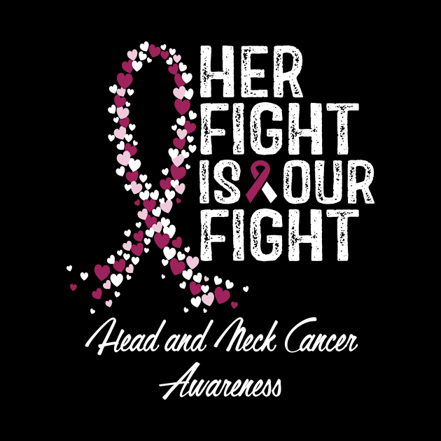 Head and Neck Cancer Awareness Her Fight Is Our Fight by RW