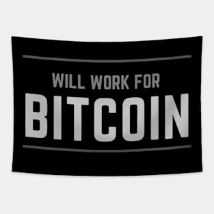 Will Work For Bitcoin Tapestry