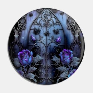 Gothic Rosey Pattern Pin