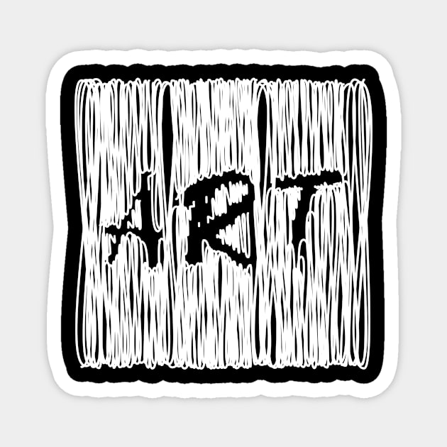 sketch art Magnet by Konsepena Artwork Studio