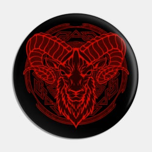 Viking Celtic Ram Aries Zodiac Pin