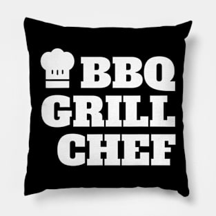 BBQ Grill Chef Funny Barbecue Cook Hat Pillow