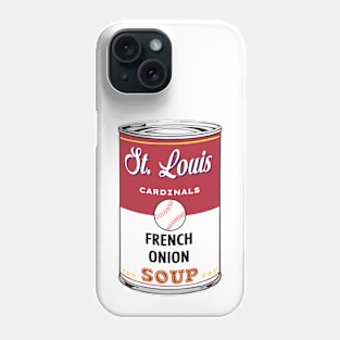 St Louis Cardinals Soup Can Phone Case