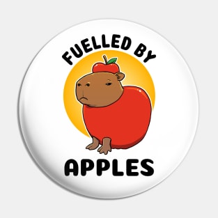 Fuelled by apples Capybara Pin