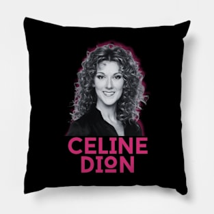 Celine dion retro style Pillow