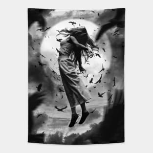 Bird girl Tapestry