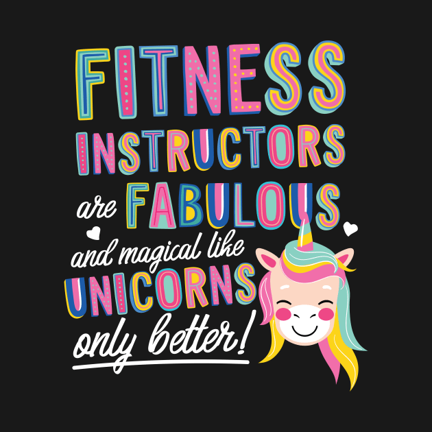 Fitness Instructors are like Unicorns Gift Idea by BetterManufaktur