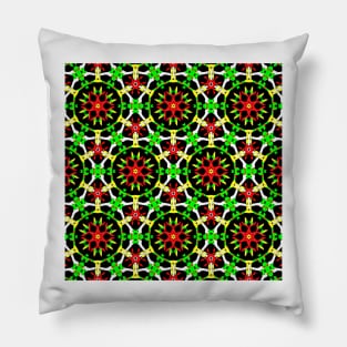 Poinsettia Pattern Pillow