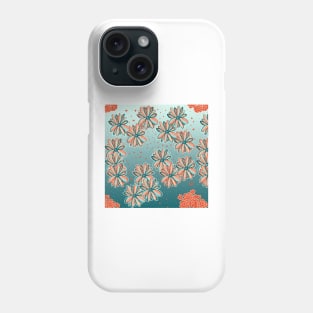 orange blossom pattern by Lisa Casineau Phone Case