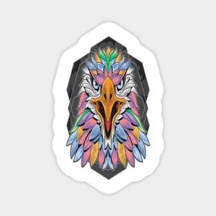 rainbow falcon t-shirt design Magnet