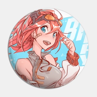 red-haired anime girl Pin
