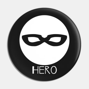 White Mask - Hero Pin