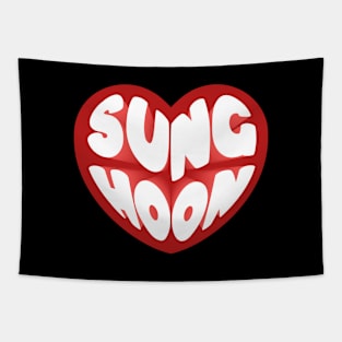 ENHYPEN SUNGHOON HEART Tapestry