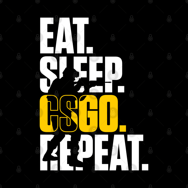 Eat Sleep CSGO Repeat by overweared