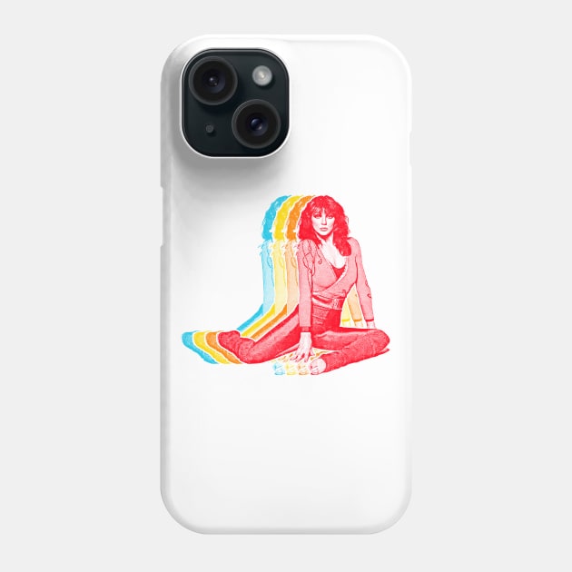 Kate Bush / Retro Rainbow Aesthetic Design Phone Case by DankFutura