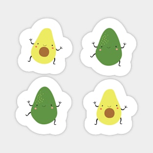 Cute Avocados Magnet
