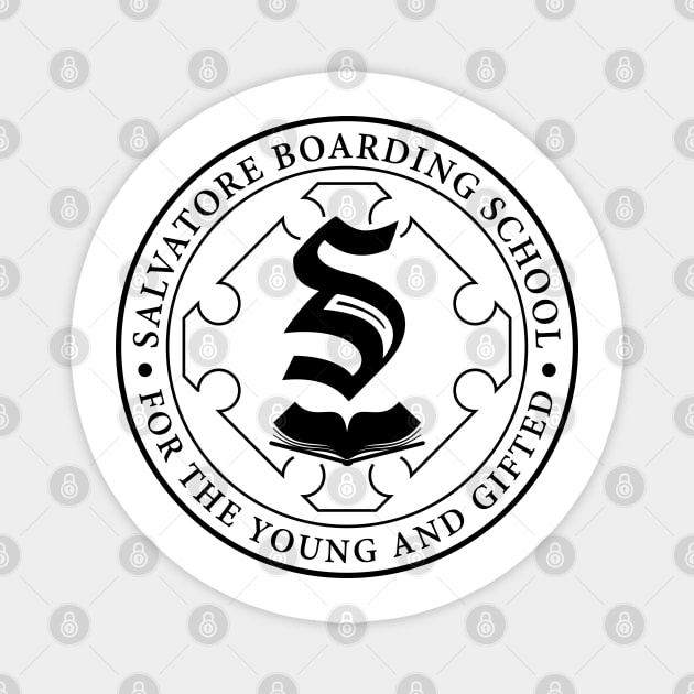 Salvatore Boarding School Crest Magnet by BadCatDesigns