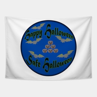 "Happy Halloween Safe Halloween" Tapestry