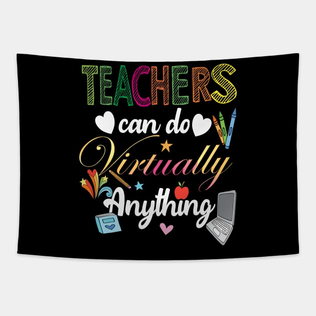 teachers can do virtually anything..teachers gift idea Tapestry by DODG99