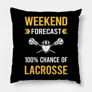 Weekend Forecast Lacrosse Pillow