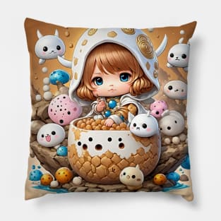 marshmellow girl, design Pillow