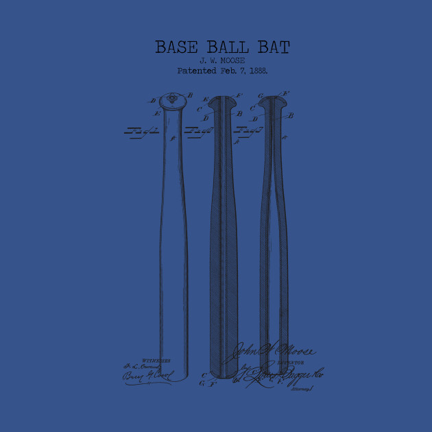 Discover BASEBALL BAT patent - Baseball Bat - T-Shirt