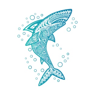 AQUA BOHO SHARK T-Shirt