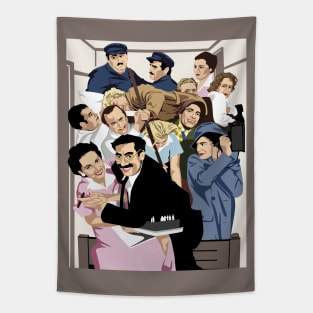 MARX BROTHERS The Stateroom Tapestry