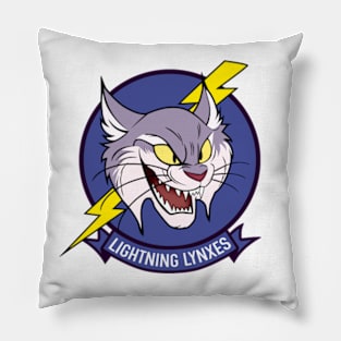 Lightning Lynxes Logo Pillow