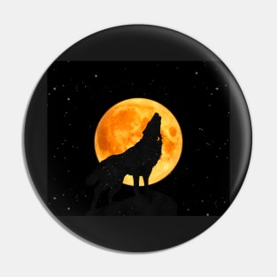 Space wolf Pin