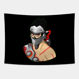 Overwatch- Blackwatch Genji Tapestry