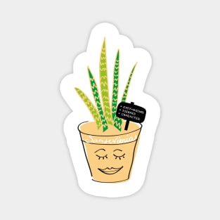 Plant Friends: Snake Plant Magnet