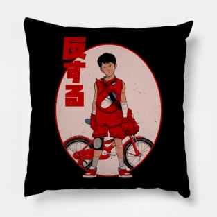 The Rebel From Neo Tokyo Pillow