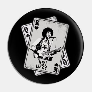 Retro Thin Lizzy Card Style Pin