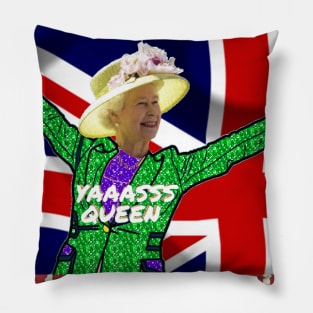 Queen Elizabeth II Yas Queen Pillow