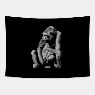 Gorilla Art  - Support Wildlife Tapestry