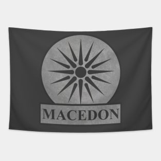 Macedon Symbol of Ancient Macedonia Tapestry