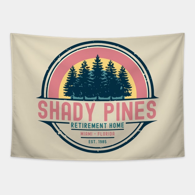 Shady pines retirement home, the golden girls Tapestry by idjie