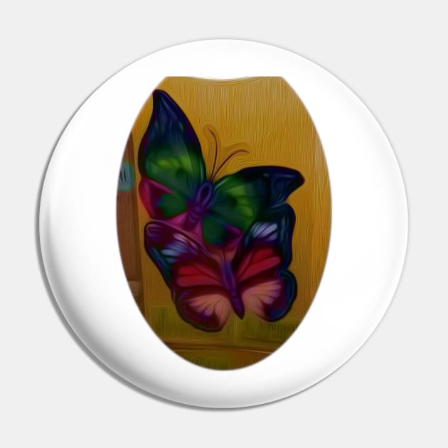 Butterfly Eggshells Pin by TriForceDesign