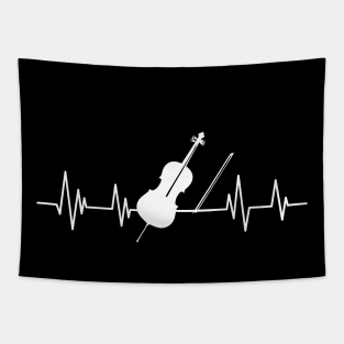 cello heartbeat Funny cello player , Musical heartbeat cellist Tapestry