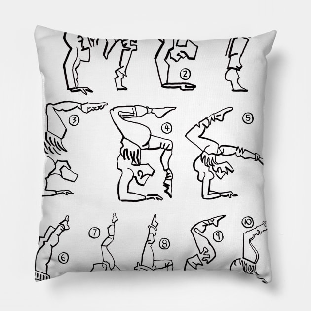 Ten Step Philosophy Pillow by House of Harley