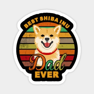 Best Shiba Inu Dad Ever Magnet