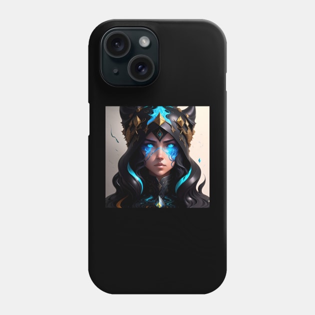 woman mage ilustration Phone Case by dreamistdesign