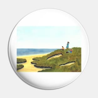 Summer on the Cliffs Pin