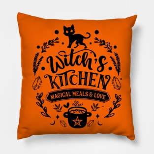 Witchs kitchen cat Pillow