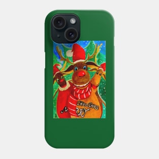 Happy deer Phone Case