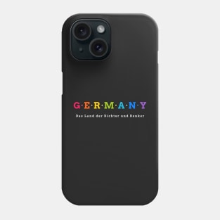 Germany, The Land of Poets and Thinkers Phone Case