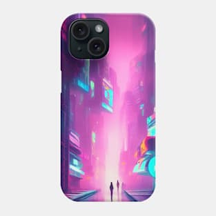 Japan Neon City Lights Phone Case